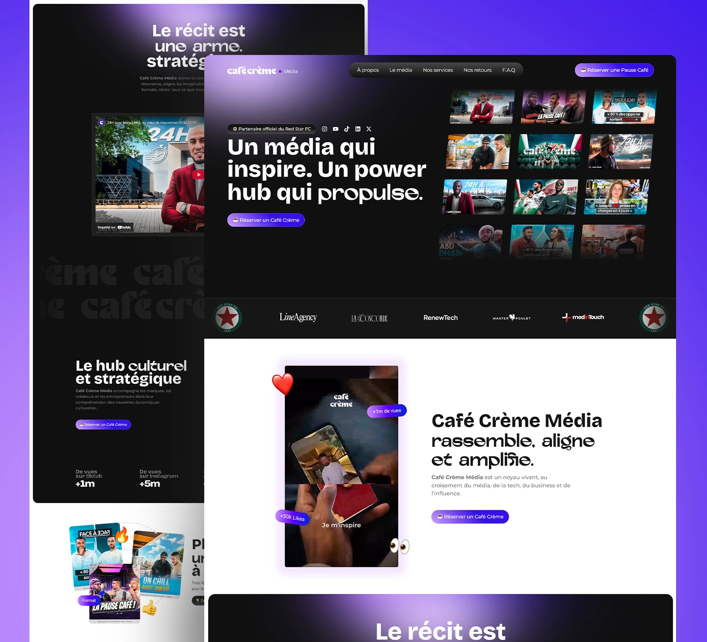 site internet café crème