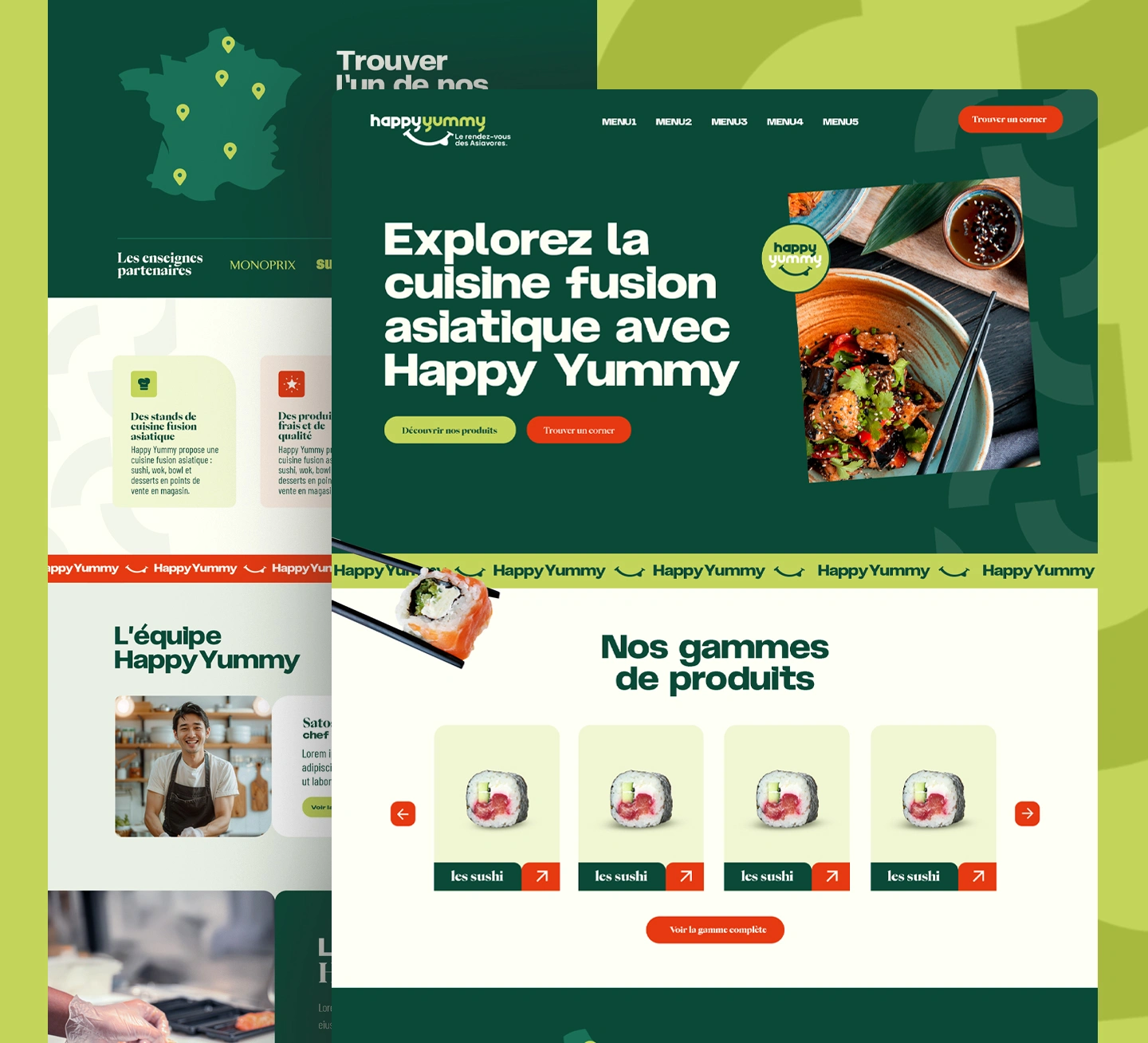 site internet happy yummy