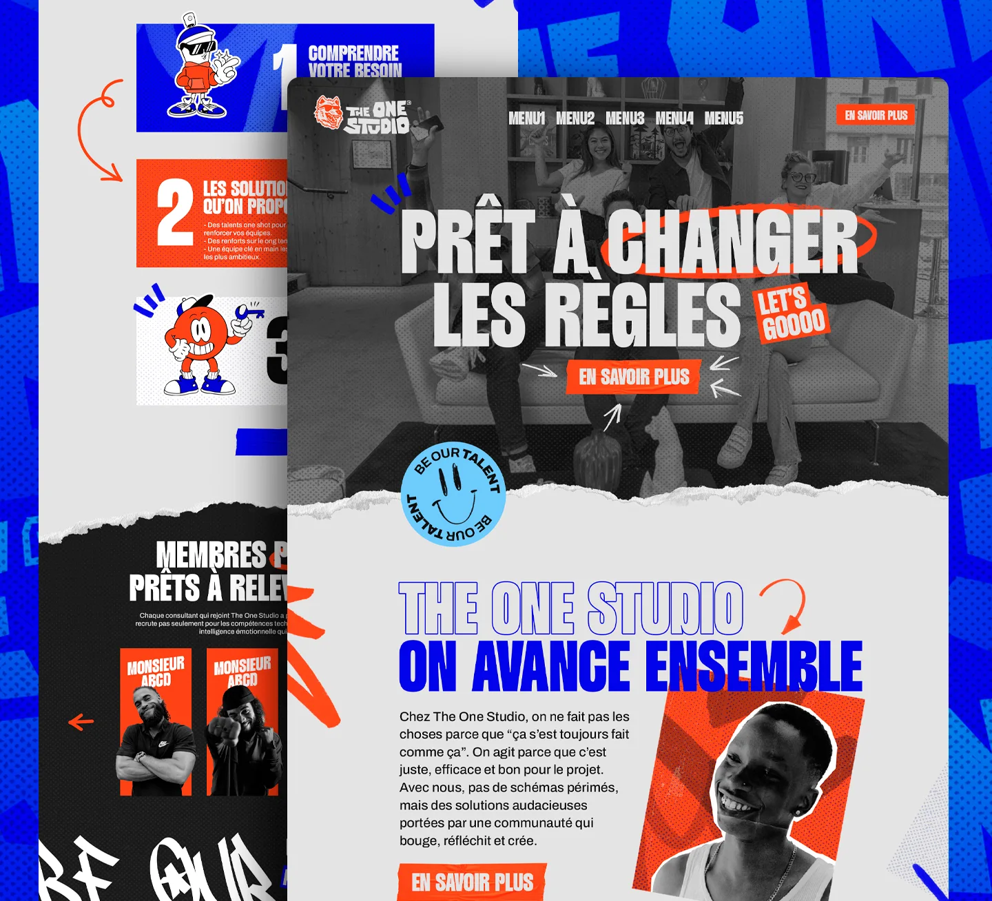 site internet the one studio